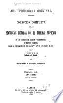 Jurisprudencia criminal