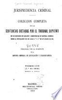 Jurisprudencia criminal