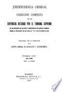 Jurisprudencia criminal