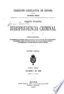 Jurisprudencia criminal