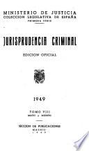 Jurisprudencia criminal