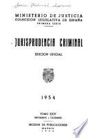 Jurisprudencia criminal