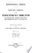 Jurisprudencia criminal