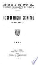 Jurisprudencia criminal