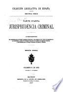 Jurisprudencia criminal