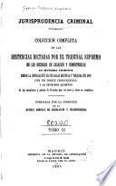 Jurisprudencia criminal