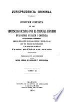 Jurisprudencia criminal