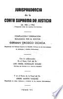 Jurisprudencia de la Corte Suprema de Justicia (de 1887-1944)