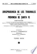 Jurisprudencia de los tribunales de la provincia de Santa Fé