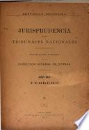 Jurisprudencia de los tribunales nacionales