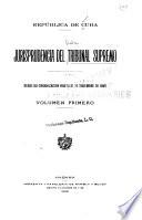Jurisprudencia del Tribunal Supremo