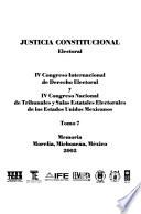 Justicia constitucional electoral