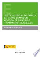 Justicia judicial de familia en transformación: Revisión de principios y garantías procesales