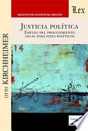 Justicia política
