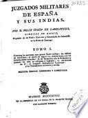 Juzgados militares de España y sus Indias