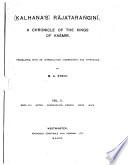 Kalhana's Rājataraṅginī: Book VIII. Notes, geographical memoir, index, maps