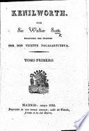 Kenilworth ... Traducida del frances por Don V. Pagasartundua