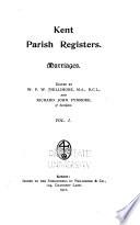 Kent Parish Registers