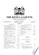 Kenya Gazette