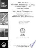 King Harbor, Redondo Beach, California, Breakwater Stability Study