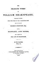 King Henry VI, pts. 1-3. King Richard III. King Henry VIII. Troilus and Cressida. Timon of Athens. Coriolanus. Julius Caesar. Antony and Cleopatra. Cymbeline. Titus Andronicus. Pericles. King Lear. Romeo and Juliet. Hamlet. Othello