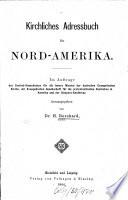 Kirchliches Adressbuch für Nord-Amerika
