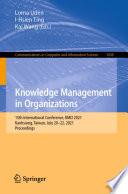 Knowledge Management in Organizations