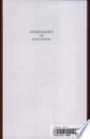 Krishnamurti on Education