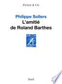 L'Amitié de Roland Barthes