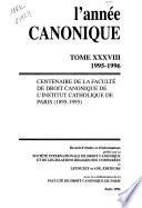 L'Année canonique