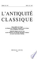L'Antiquité classique