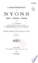 L'arrondissement de Nyons