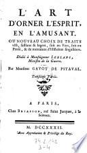 L'art d'orner l'esprit en l'amusant (etc.)
