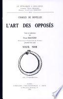 L'art des opposés