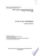 L'art et les révolutions: Conférences plénières