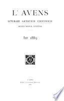 L'Avenç, literari, artístic, científic