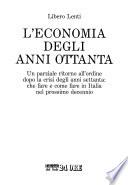 L'economia degli anni ottanta