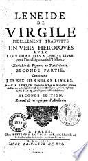 L'Enéide de Virgile traduite en vers français