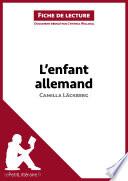 L'Enfant allemand de Camilla Läckberg (Fiche de lecture)