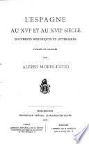 L' Espagne au XVIe et au XVIIe siècle