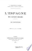 L'Espagne de l'Ancien Régime