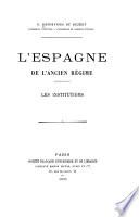 L'Espagne de l'ancien régime