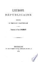 L'Europe républicaine
