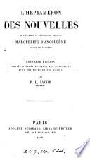 L'Heptaméron des nouvelles de ... Marguerite d'Angoulême