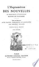 L'Heptaméron des nouvelles de Marguerite d'Angoulesme, royne de Navarre