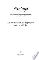 L'Humanisme en Espagne au XVe siècle