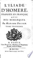 L'Iliade d'Homere