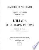 L'Iliade et la plaine de Troie