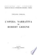 L'opera narrativa di Robert Greene