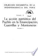 La accion patriotica del pueblo en la emancipacion